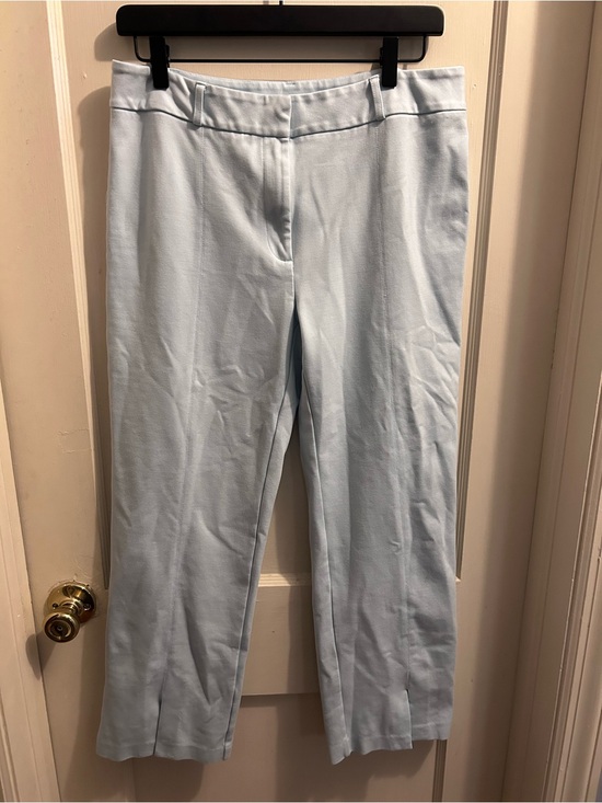 J. McLaughlin Pants - J. McLaughlin Light Blue Straight-Leg Dress Pants